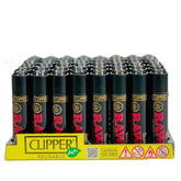 RAW BY CLIPPER MINI BLACK LIGHTER | 48CT
